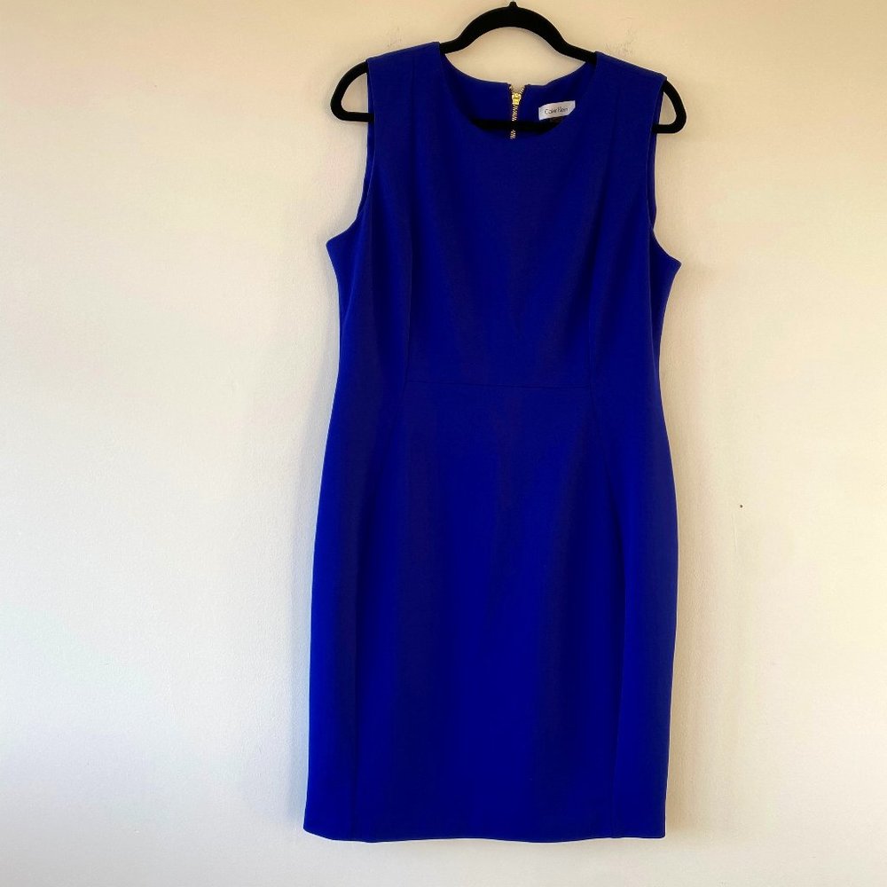 Blue Calvin Klein Dress Size 14